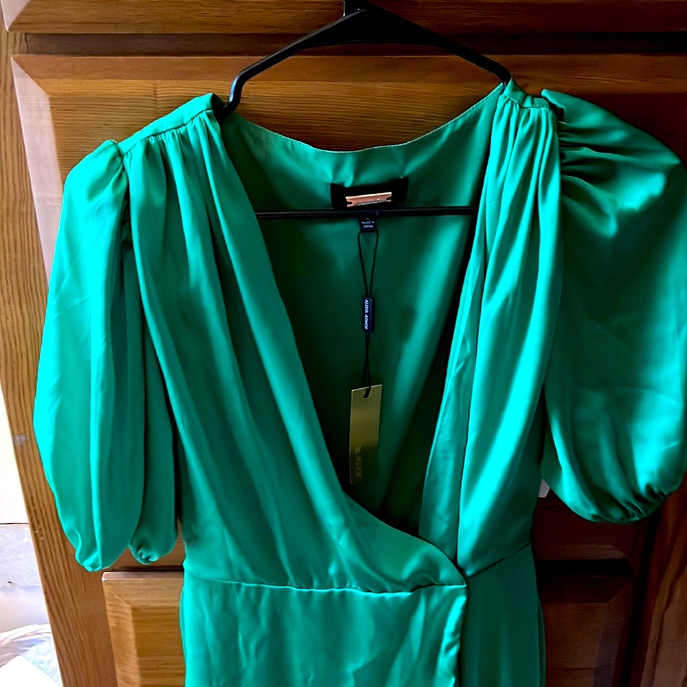 Alexia Admor Emerald Green Wrap Dress